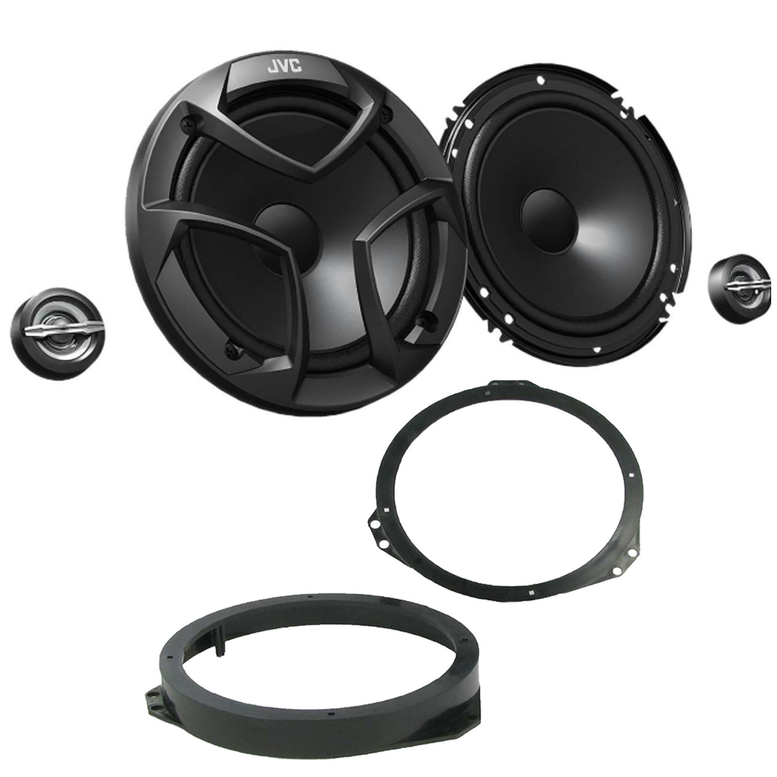 Vauxhall Omega 94-03 JVC 16cm 600 Watts 2 Way Front Door Car Component Speakers