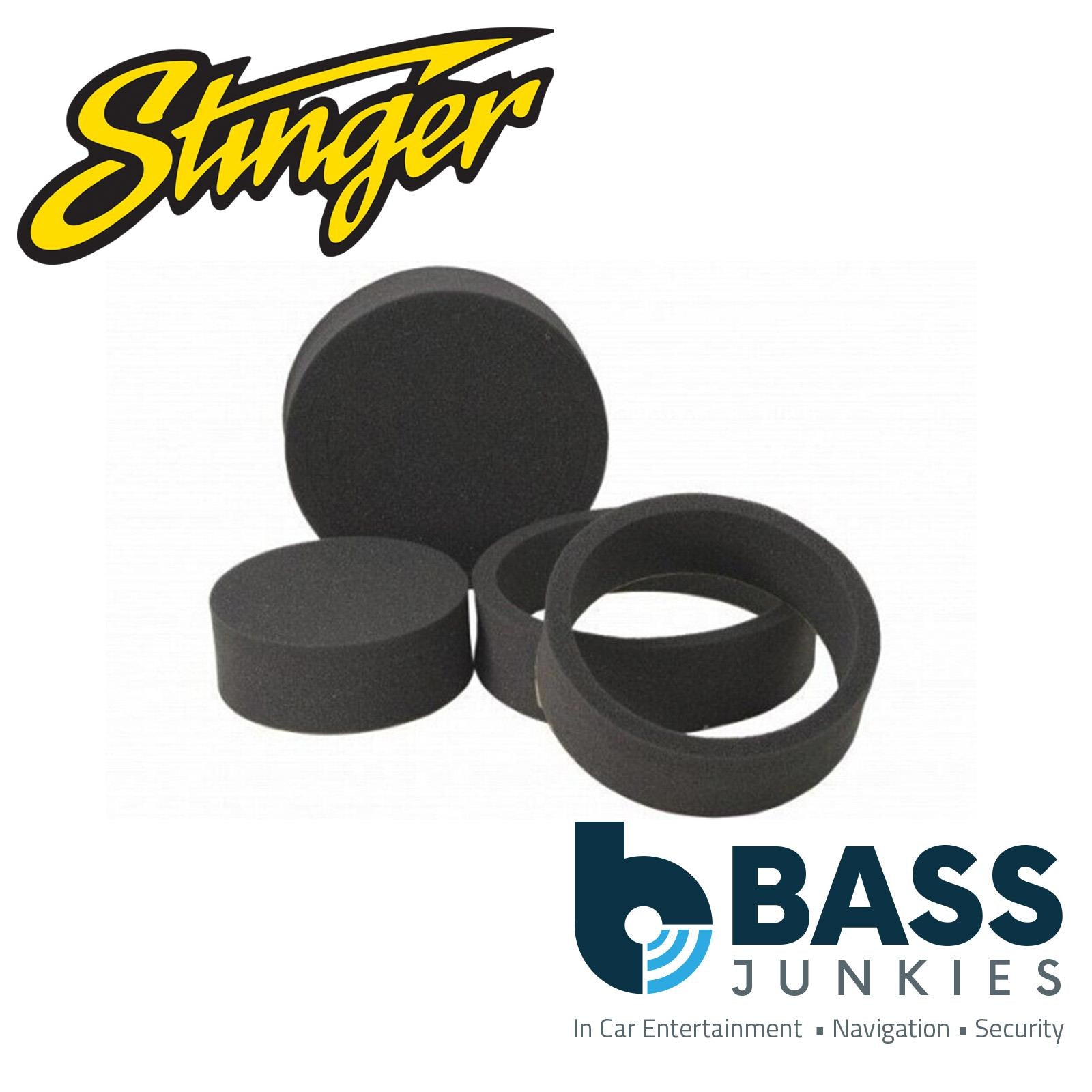 Stinger RKFR6 Fast Rings 6.5" 6" Speaker Foam Pad Ring Baffle Absorber Kit