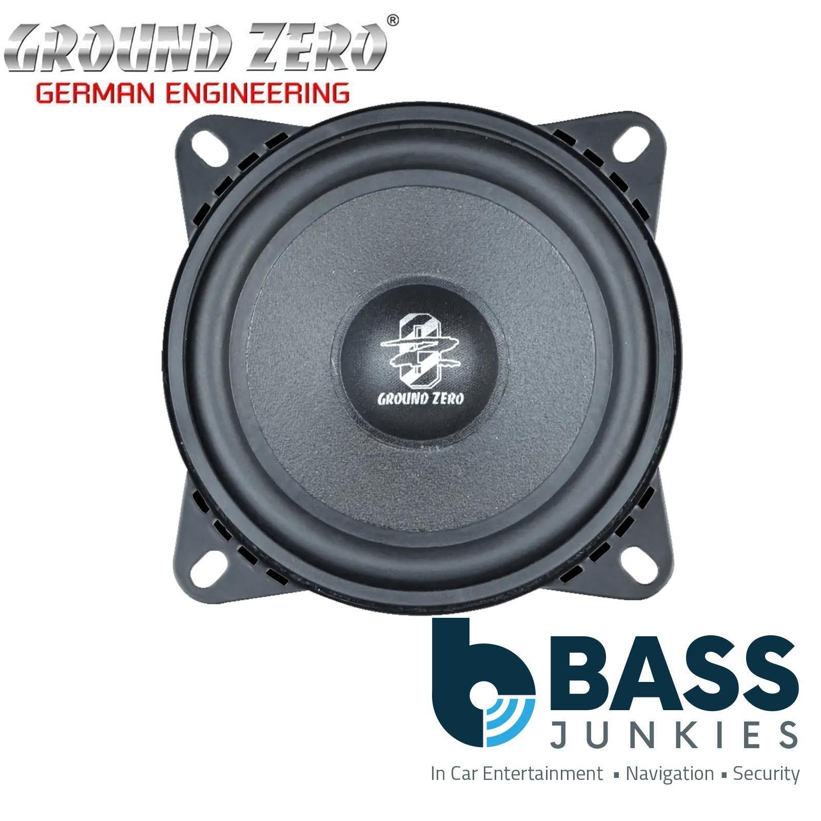 Ground Zero GZIC 400FX - 4" Inch 10cm 2-Way 100 Watts Component Car Speakers