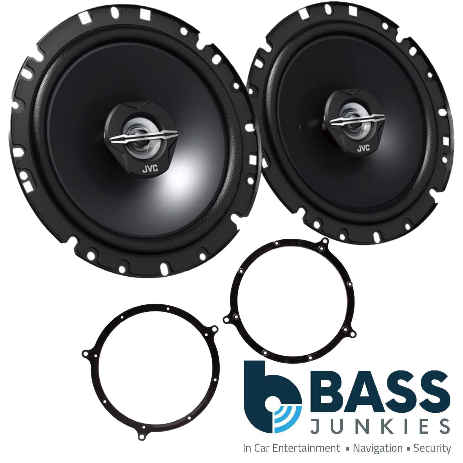 Audi A3 8L 1994 - 2003 JVC 17cm 6.5" 600 Watts 2 Way Rear Side/Door Car Speakers