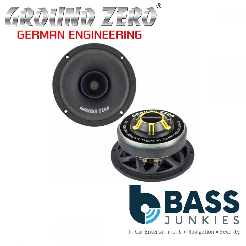 Ground Zero GZCF 165COAX 16.5cm 6.5" 300 Watts Coaxial Car Speaker (Single)