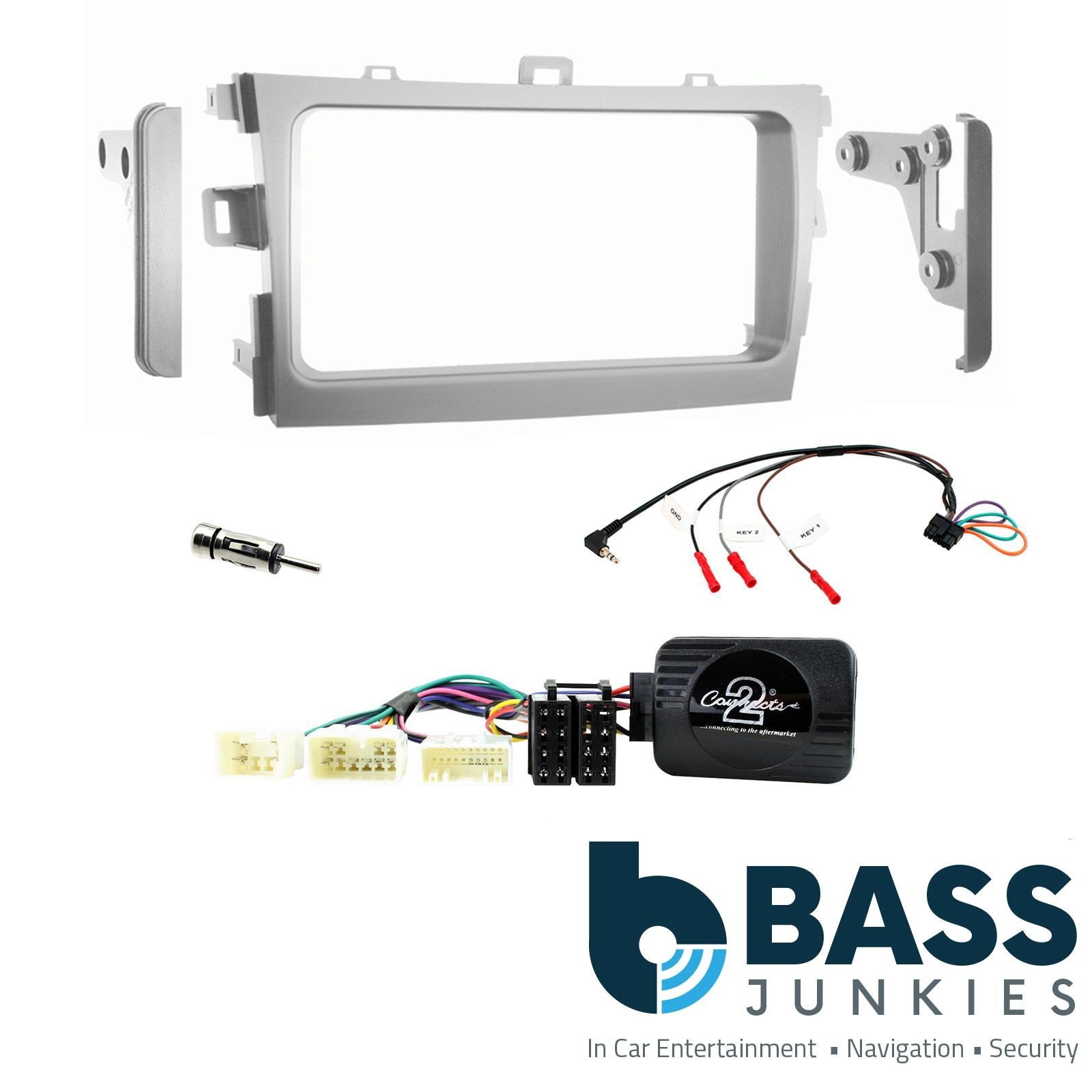 Connects2 CTKTY03 - Toyota Corolla 2009-2011 Double Din Fascia Installation Kit