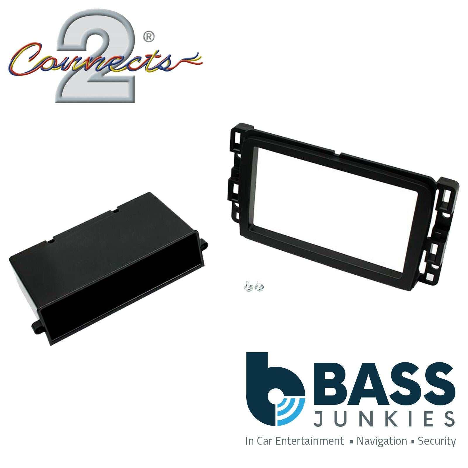Connects2 CT23GM02 - GMC Acadia 2015 Onwards Double Din Fascia Panel and pocket
