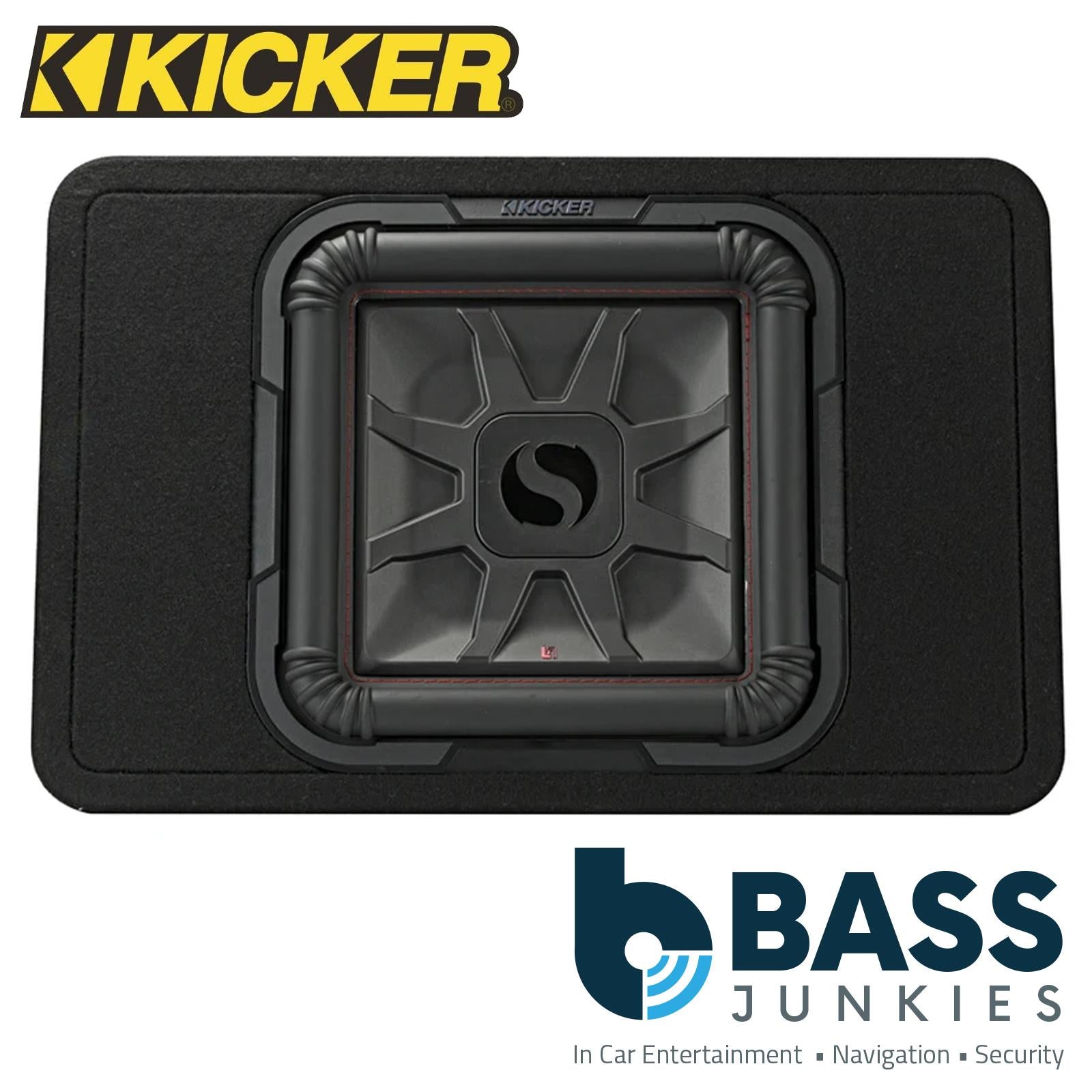 Kicker 46TL7T122 - 1200W 12" Solo-Baric L7T Thin Car Sub Subwoofer Enclosure 2 Ohm