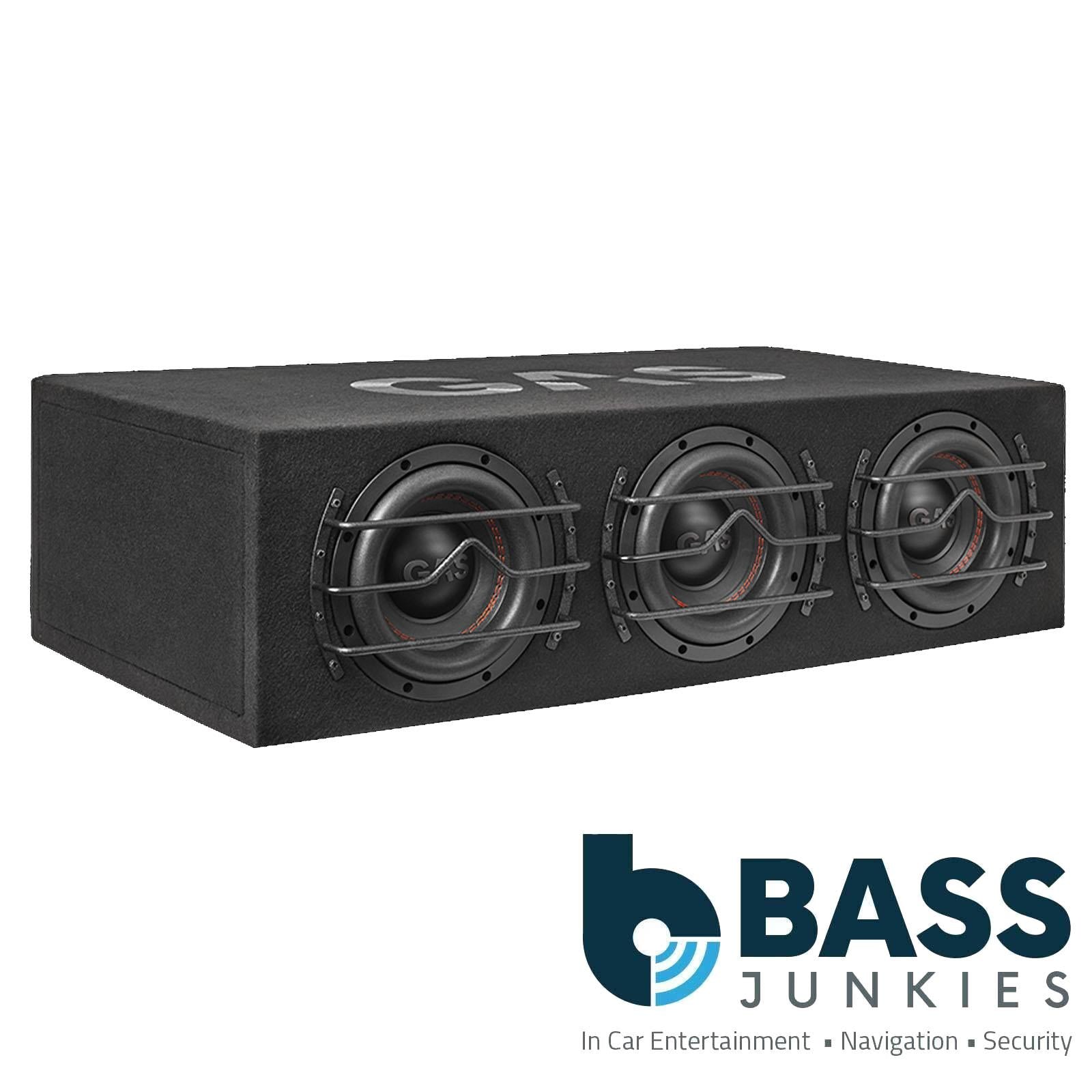 Gas MAX B1-38 - 3000 Watts 8 Inch 20cm Triple Vented Enclosure Car Subwoofer