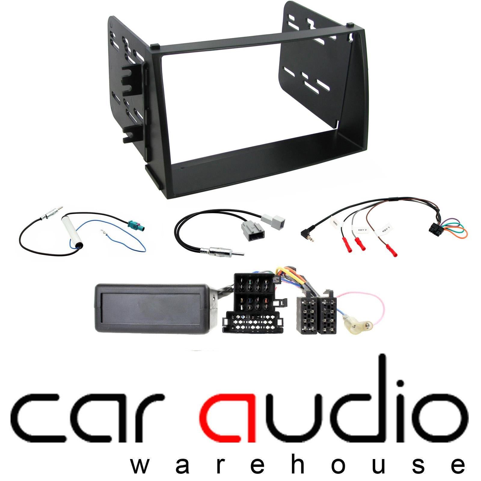 Connects2 CTKKI09 Kia Soul 2009-12 Double Din Fascia Car Stereo Steering Wheel Stalk Interface Kit