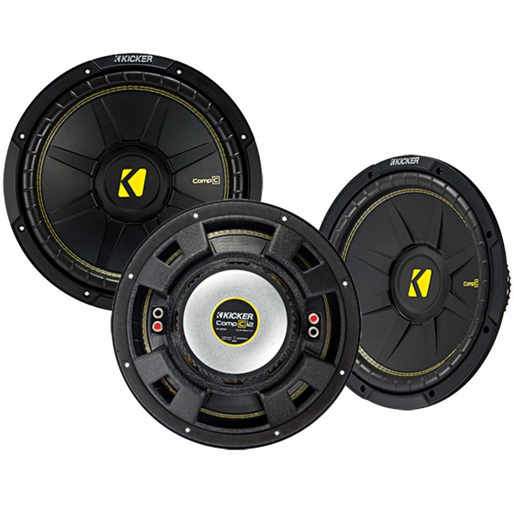 Kicker CWCD84 - CompC 8" 400 Watts 4 Ohm Dual Voice Coil DVC Car Subwoofer