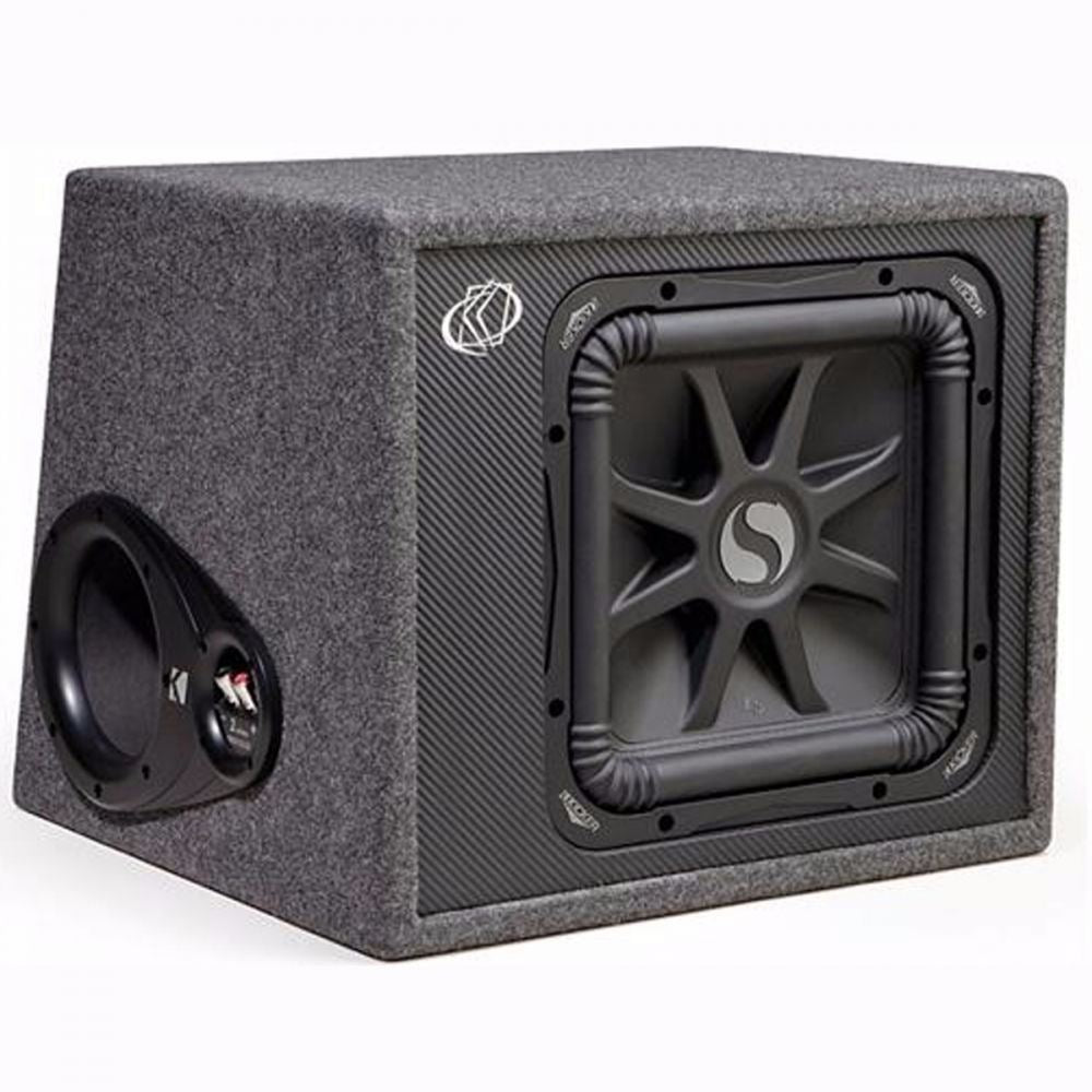 Kicker 08VS12L52 Solobaric L5 Single 12" Passive Bass Box 1200 Watts Dual 4 Ohm Ported
