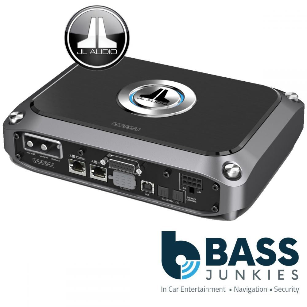 JL Audio VX400/4I 400 Watts 4-Channel Class D Car Amplifier with Integrated DSP