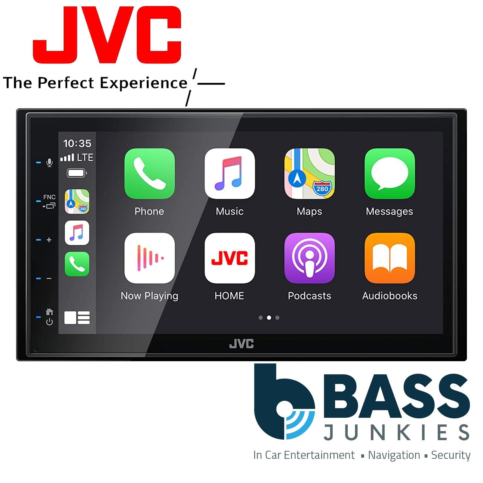 JVC KW-M565DBT 6.8" DAB+ Bluetooth CarPlay Android USB Car Stereo Screen