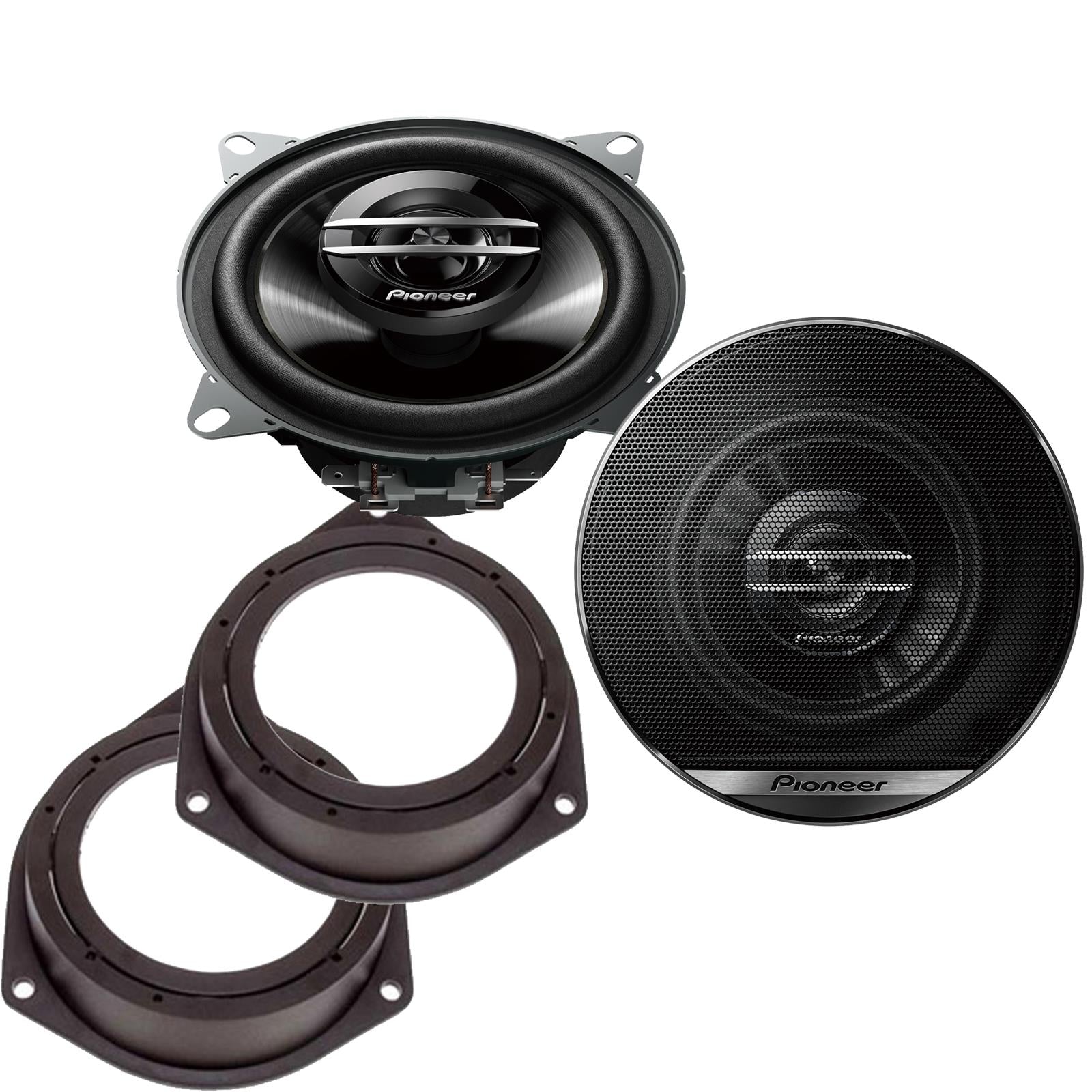 Pionner TS-G1020F 100mm/10cm/4" 2-Way Coaxial Car speakers (Per Pair Max 420|60 watts RMS) Fits Vauxhall Astra 2005-10 | Corsa 06-14