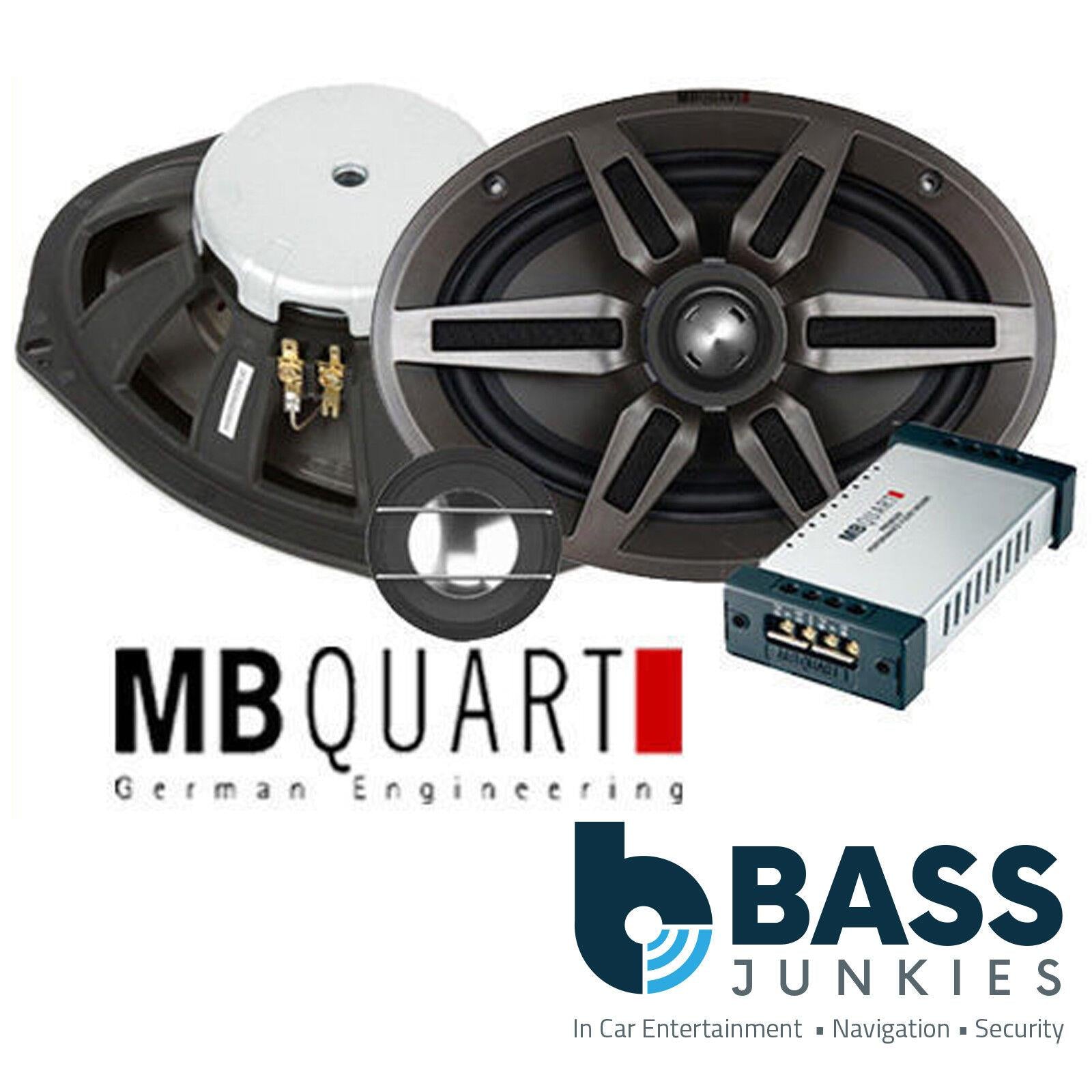 MB QUART PVI 269 220 watts a Pair 2 way Component 6x9 Rear Shelf Car Speakers
