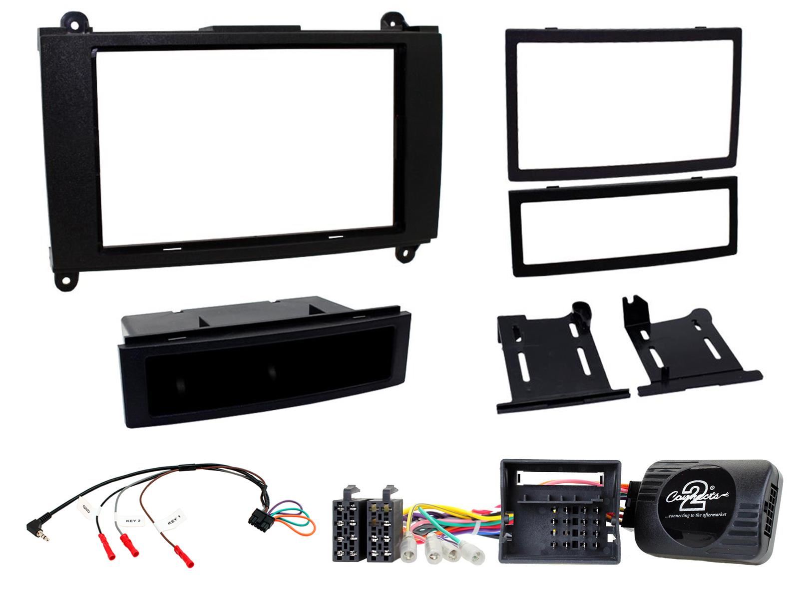 Connects2 CTKMB18 - Mercedes Sprinter 2007-2010 Double Din Fascia Installation Kit