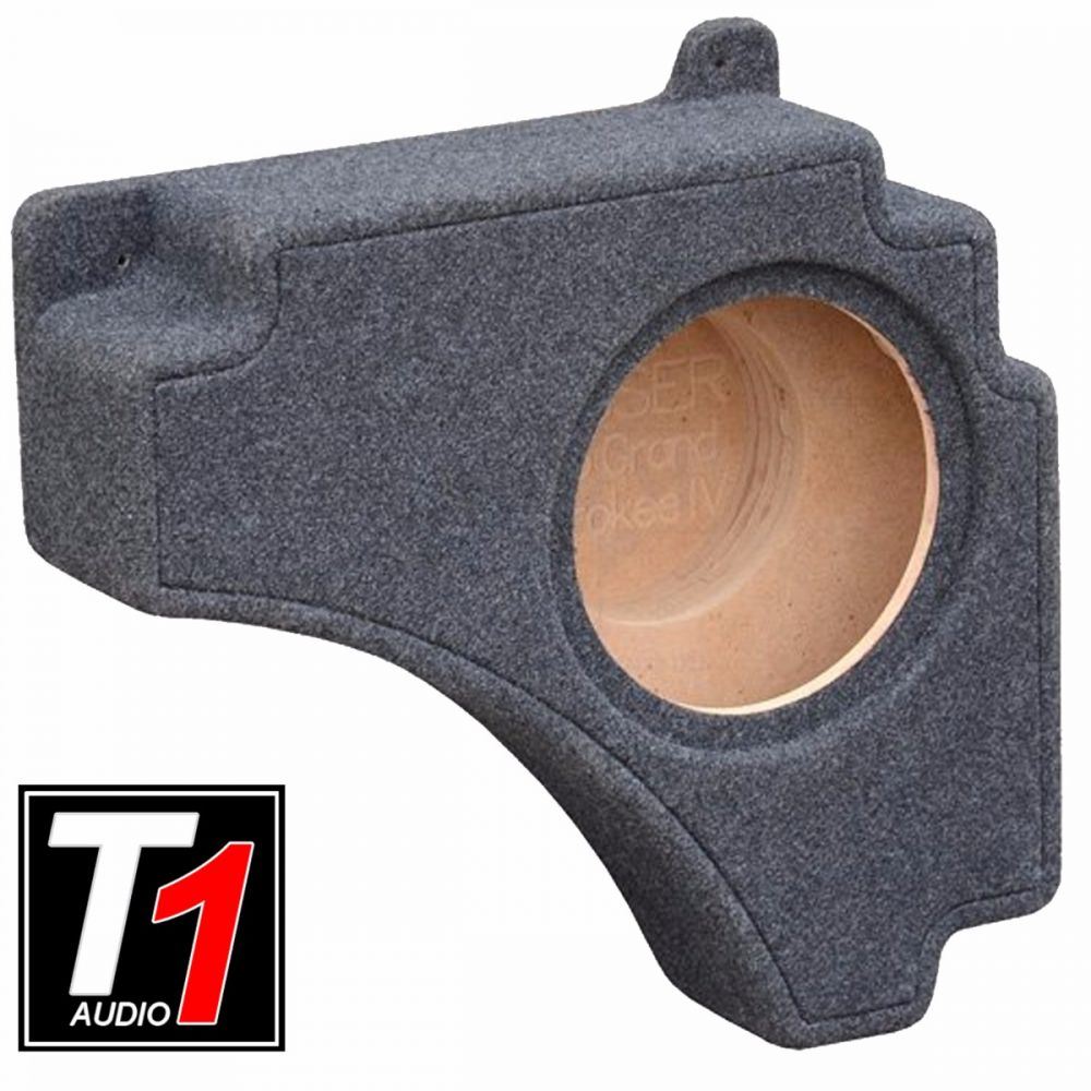 T1 Audio - Jeep Grand Cherokee 2010 Onwards Right Mudguard Custom Fit 10" Car Sub Subwoofer Bass Box
