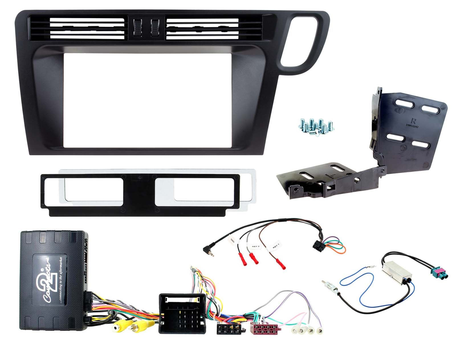Connects2 CTKAU19 Double Din Steering Wheel Controls Fitting Kit to fit Audi Q5 2008-16