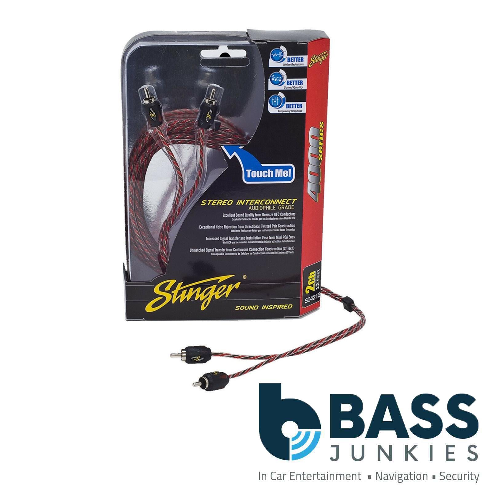 Stinger SI42YM 2-Channel 4000 Series RCA Y-Adapter Cable (2 Male to 1 Female)