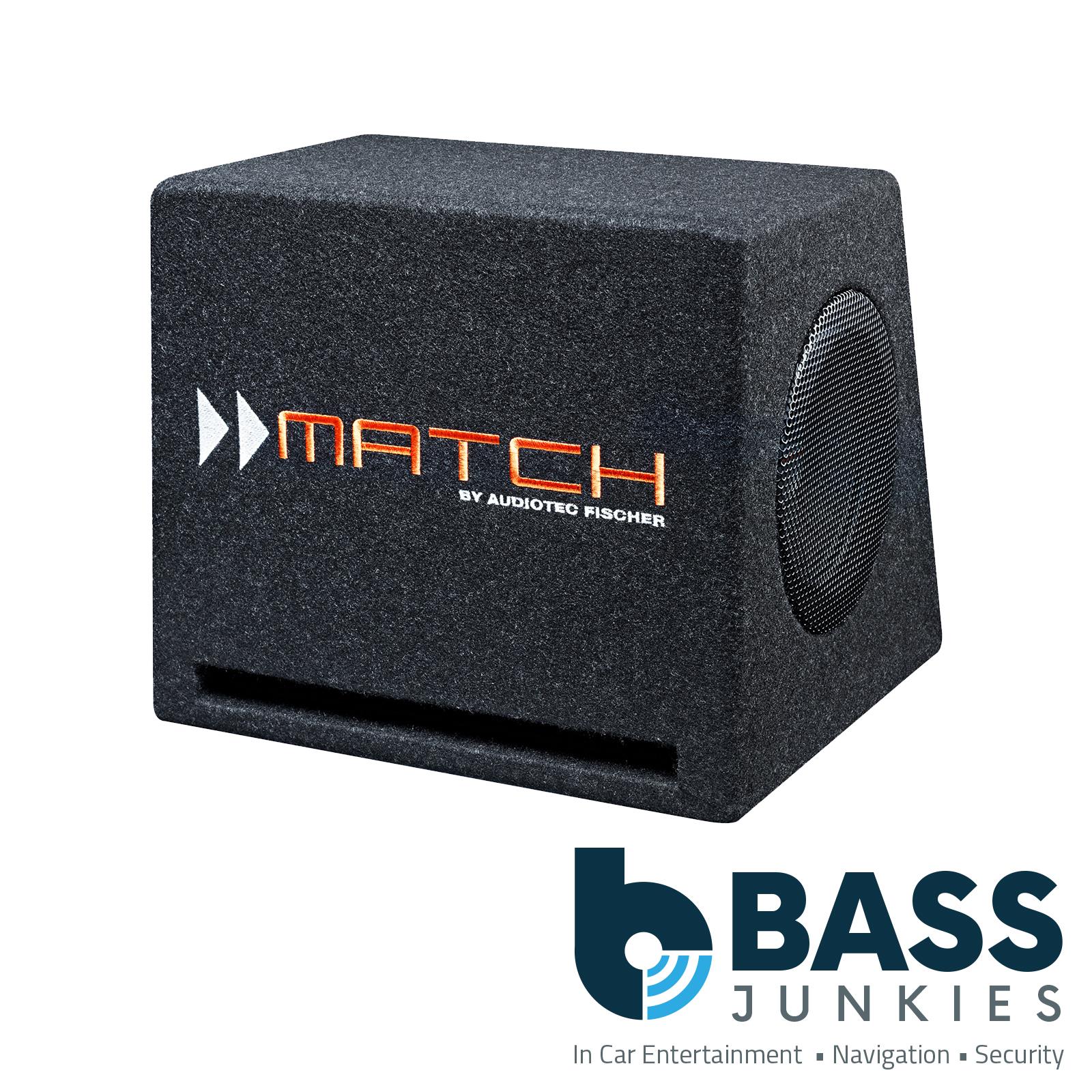 Match PP 7E-D - Compact vented Plug & Play subwoofer, equipped with two 6.5“ / 16.5 cm woofers with dual voice coil, impedance 4 x 2 Ohms