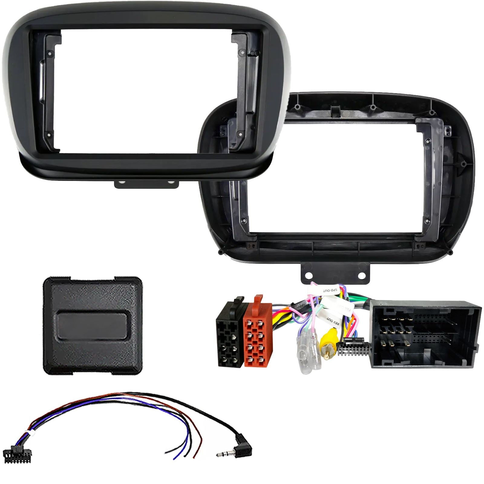 For Fiat 500X 2014 - 2019 Fascia Panel Interface For 9" Android Car Radio Screen