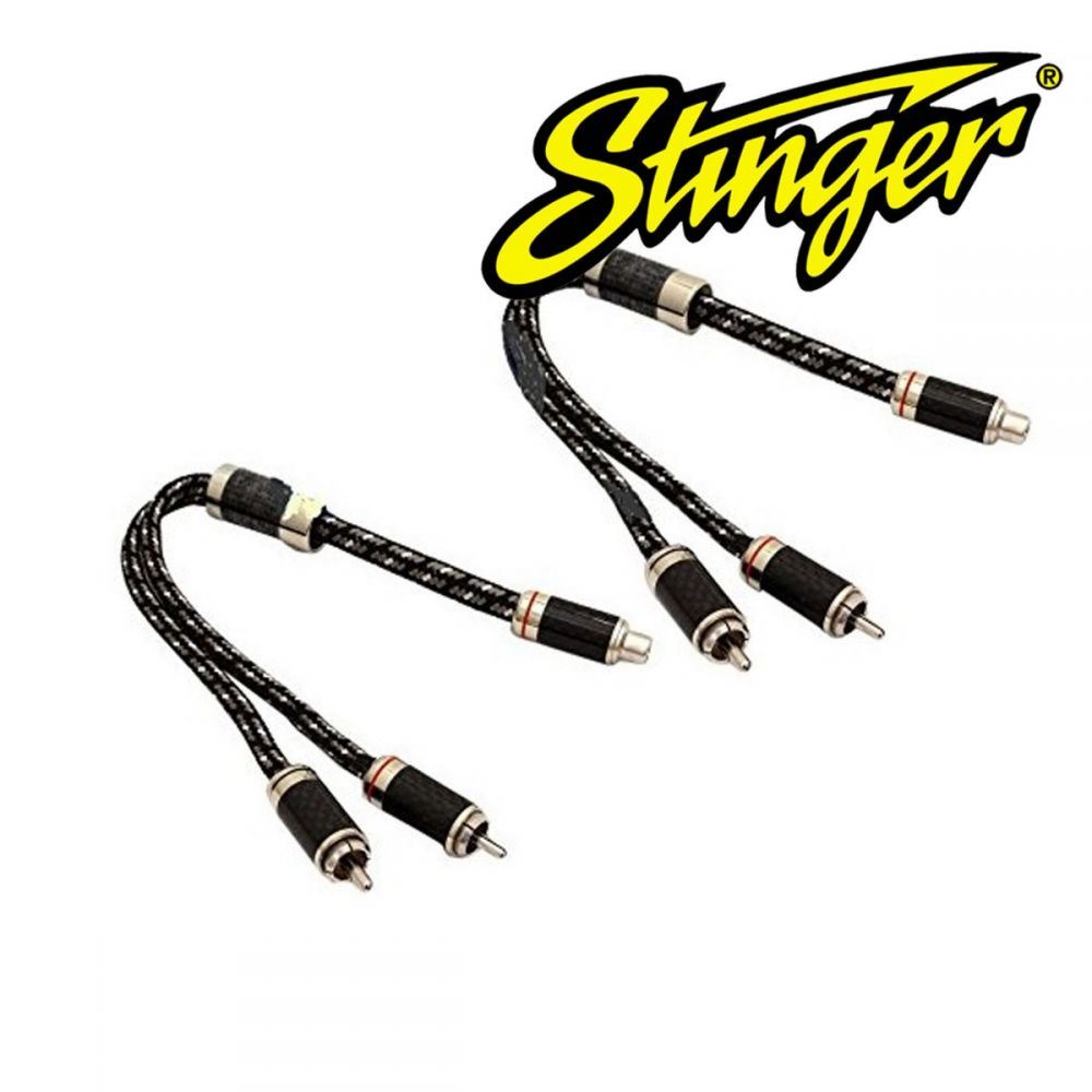 Stinger SI92YM 9000 Premium Series 2 Males To 1 Female 2 Channel Y Adapter