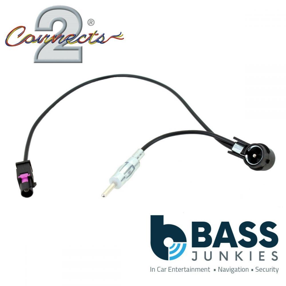 Connects2 CT27AA170 - Male Din and ISO Car Stereo Aerial Antenna Adapter
