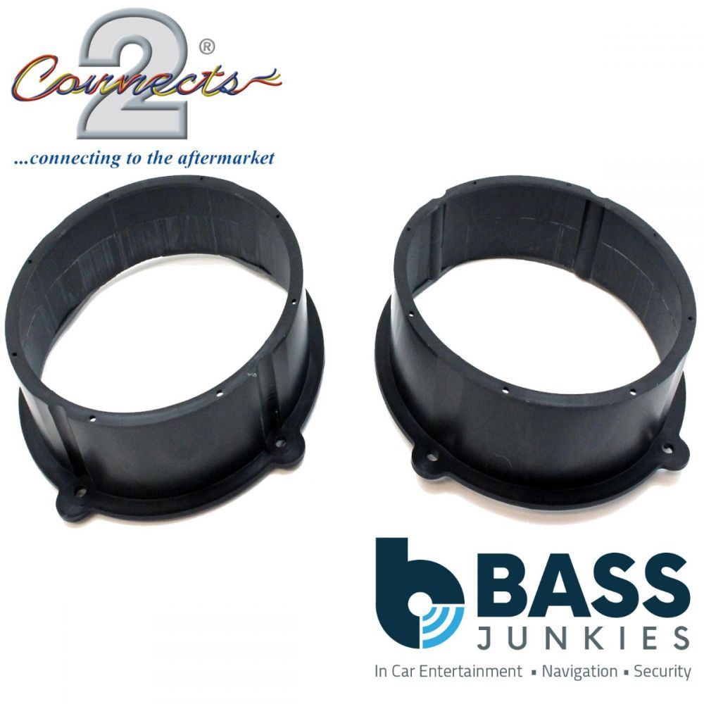 Connects2 CT25AU11 - Audi TT 200mm 20cm 8" Front Door Car Speaker Adapter Brackets