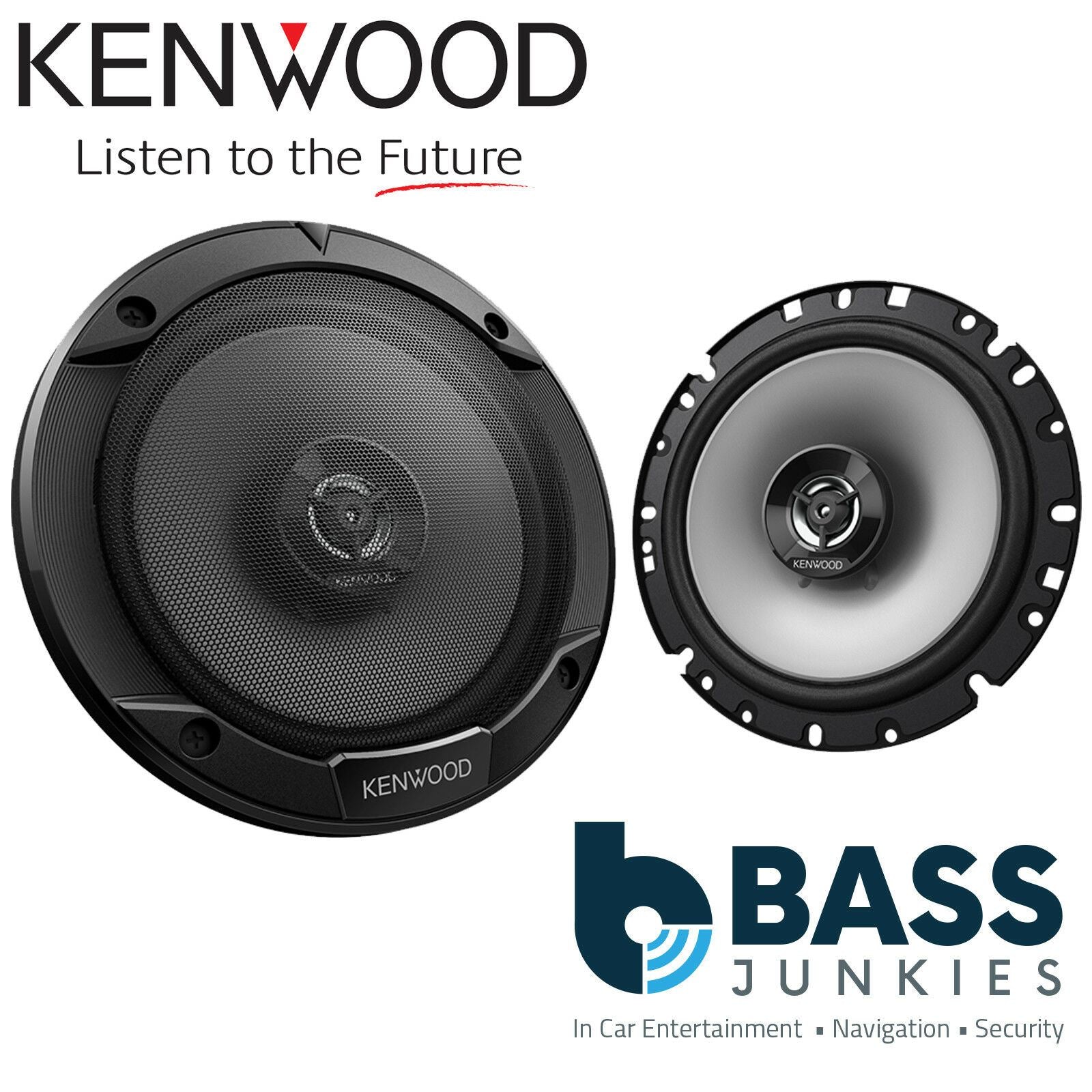 Hyundai i20 2015-20 Kenwood 17cm 600 Watts 2 Way Front Door Car Speaker Kit