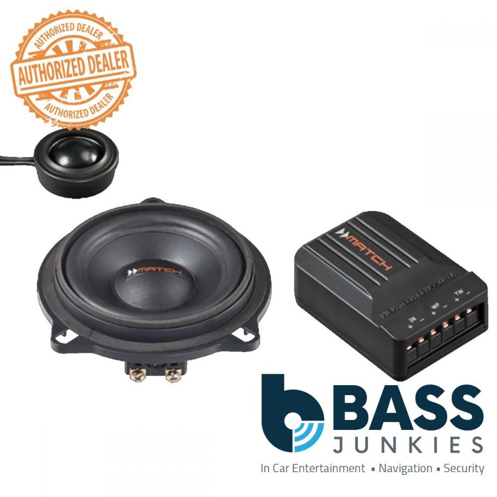 Match MS 42C-BMW.1 - BMW Specific 4" 10cm 120 Watts 2 Way Component Speakers