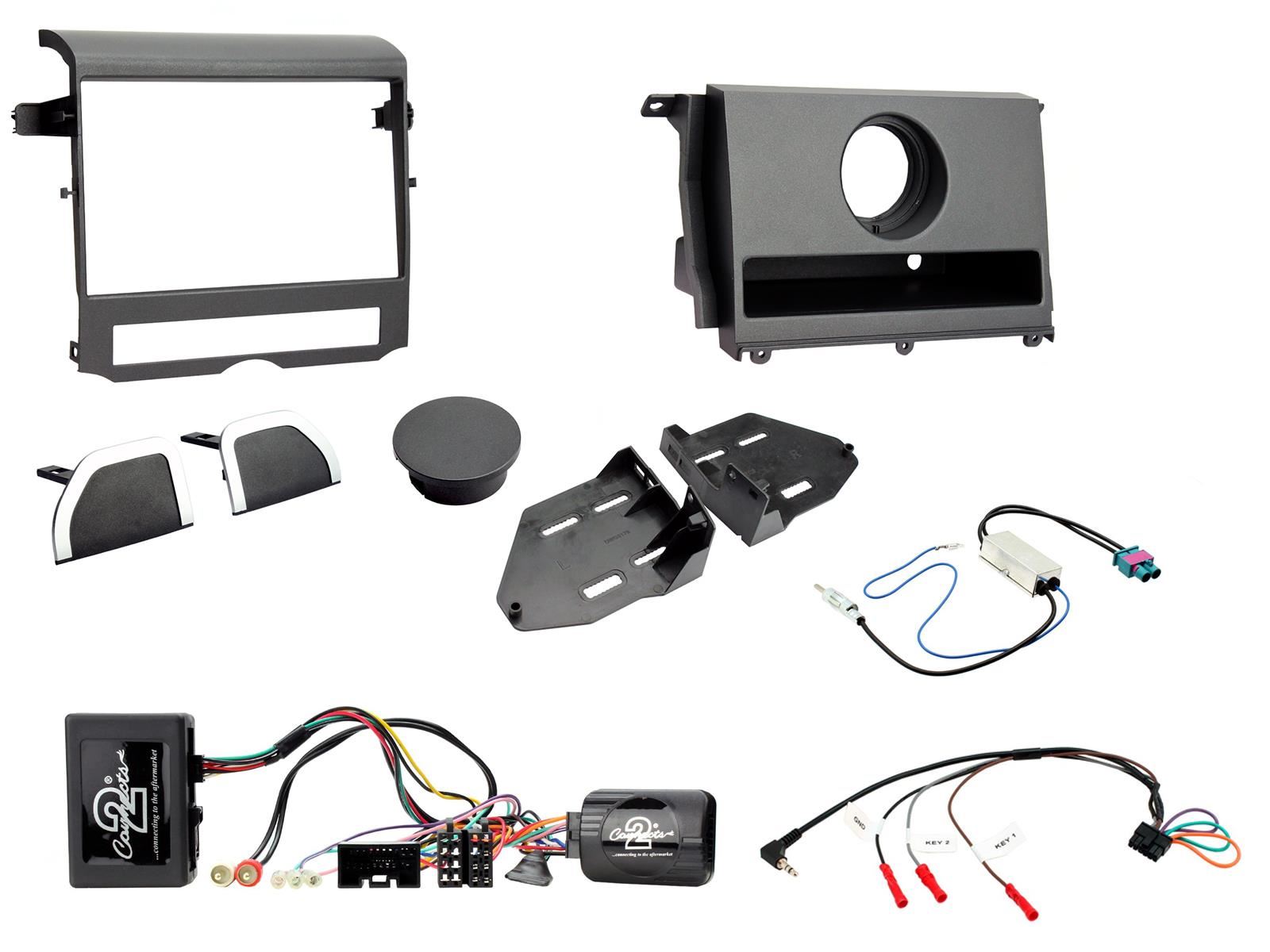 Connects2 CTKLR09 - Land Rover Discovery 2009-2016 Double Din Fascia Installation Kit