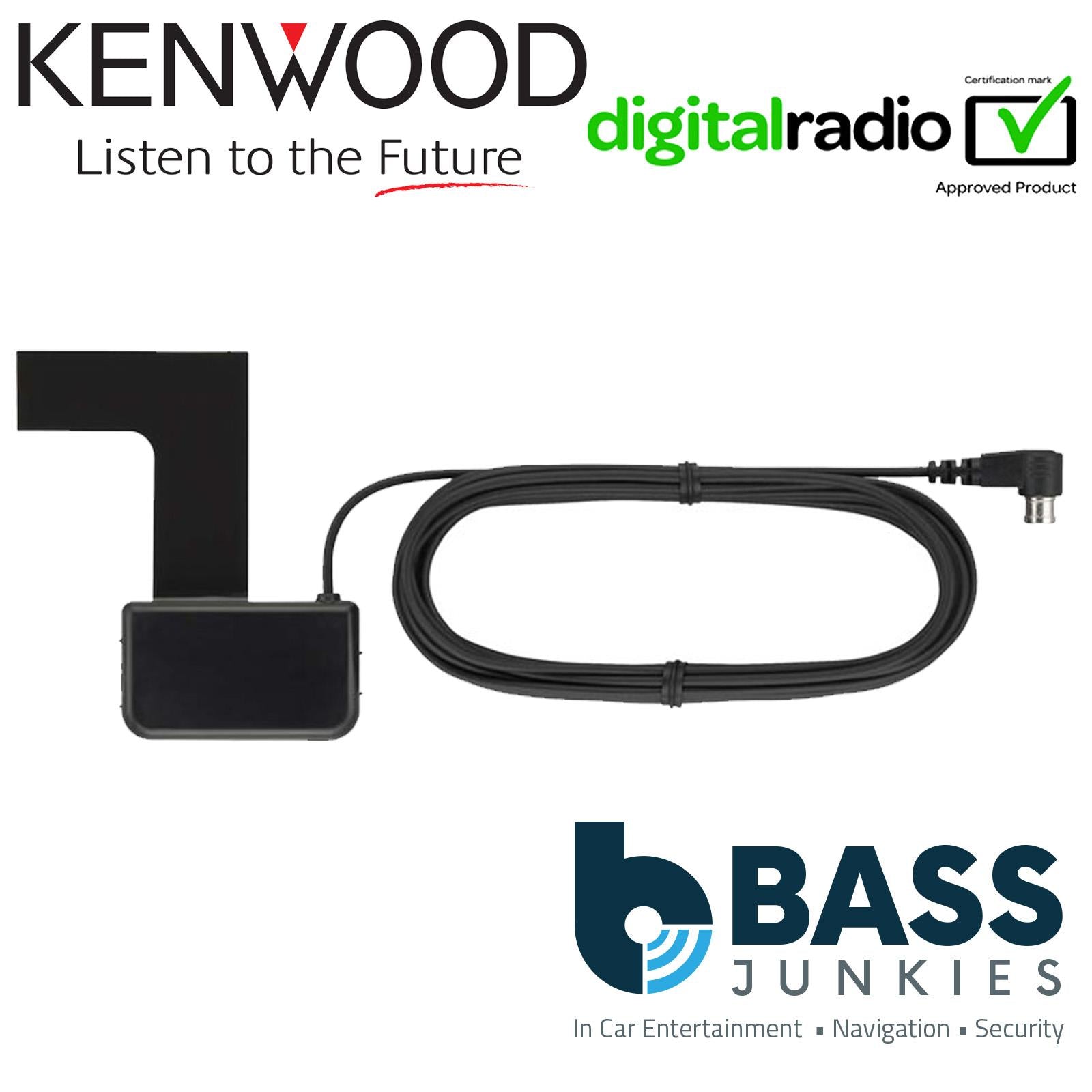 Kenwood DPX-7300DAB D/D Bluetooth DAB CD/MP3 iPhone Alexa Android Car Stereo