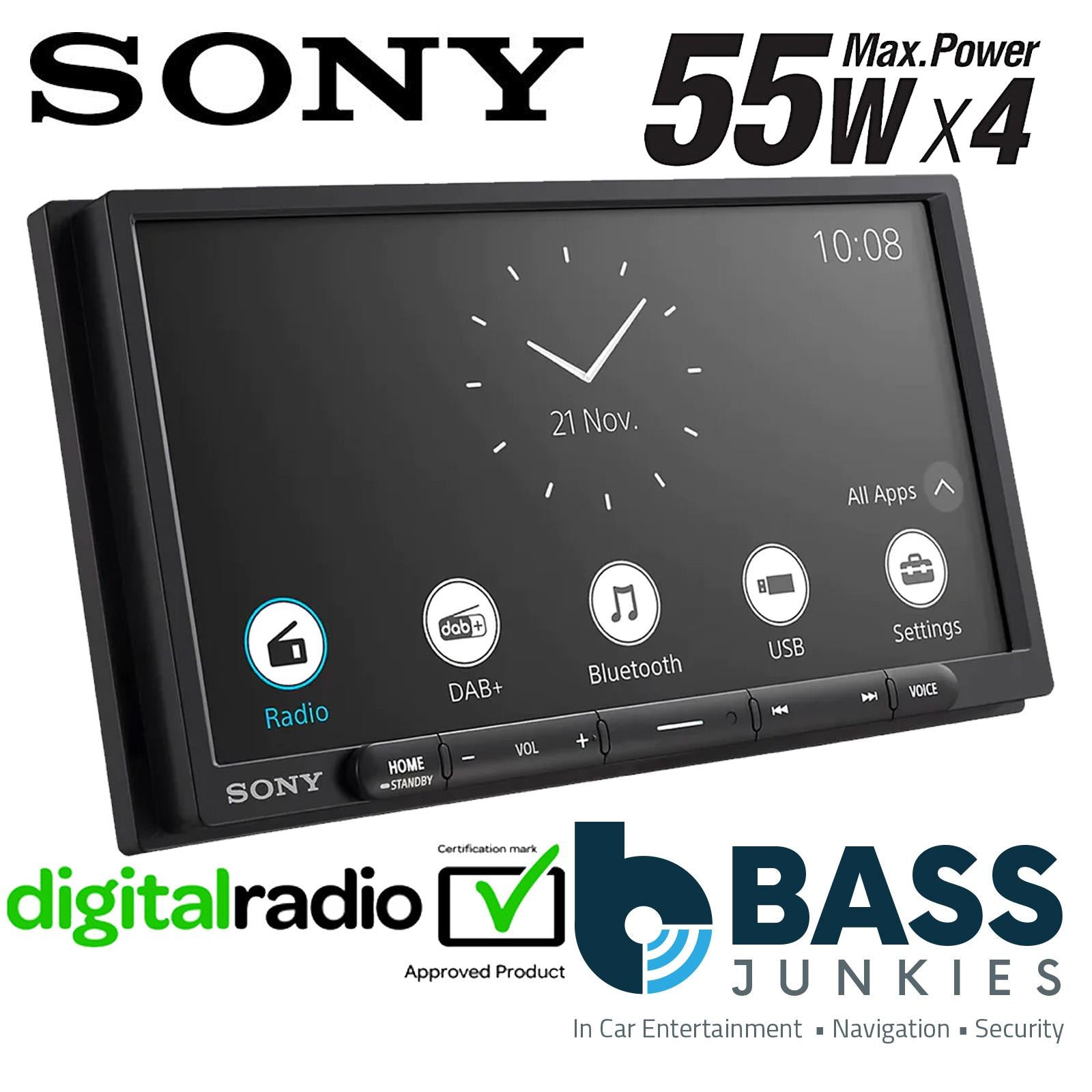 Sony XAV-AX4050 6.95" Wireless CarPlay Bluetooth DAB+ Android Car Stereo Screen