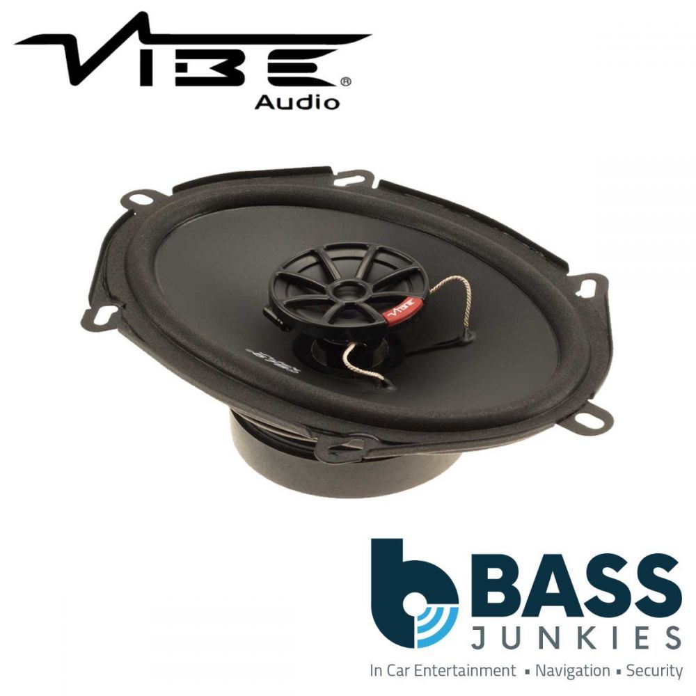 Vibe SLICK57-V7 - 5" x 7" 480 Watts 2 Way Coaxial Car Van Door Speakers