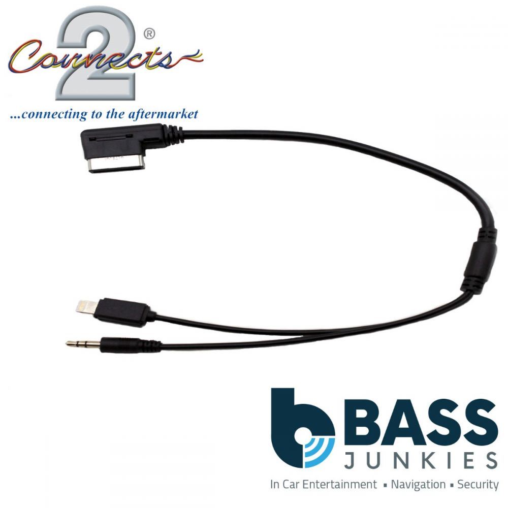 Connects2 CT29AU09 Audi A3 A4 R8 TT Car Stereo Android iPhone iPod Aux In Adapter Lead