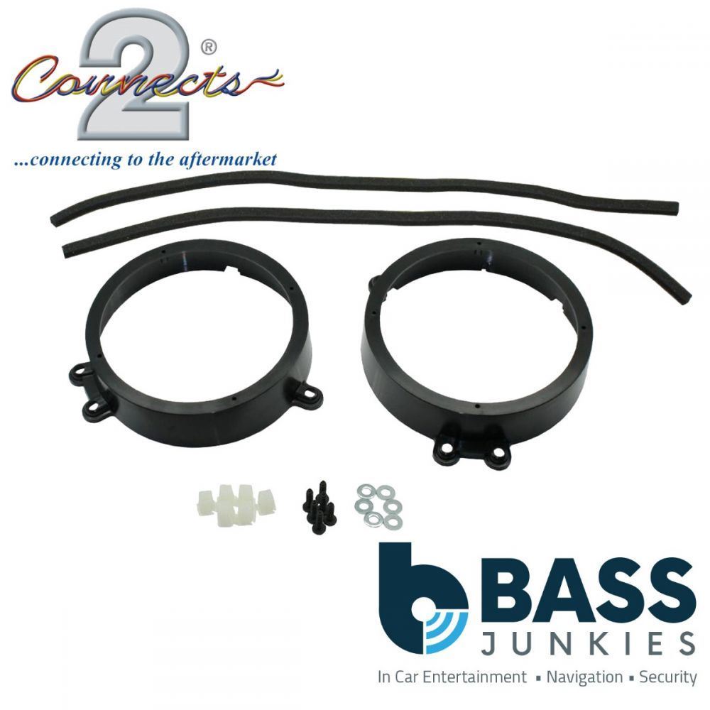 Connects2 CT25MC12 - Mercedes-Benz C-Class CLC CLK 165mm 6.5" Car Front Door Speaker Adapter Brackets