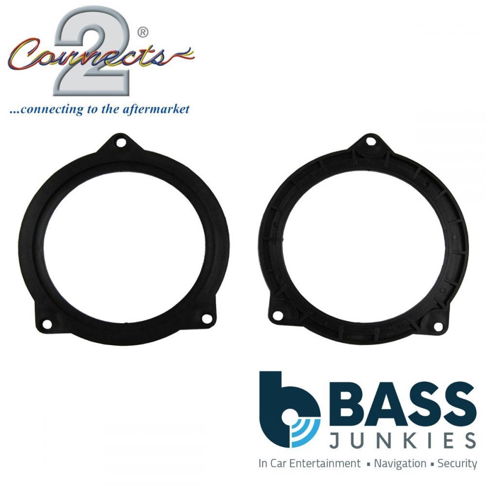 Connects2 CT25BM10 - BMW 5-Series 102mm 10.2cm 4" Rear Car Speaker Adapter Brackets