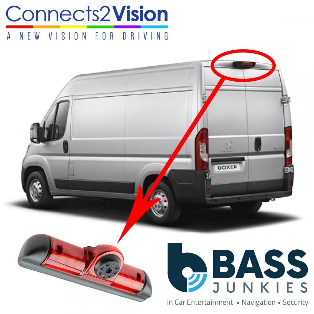 Fiat Ducato 2015 Onwards Rear View Brake Light Reversing Camera & 5" Screen Kit