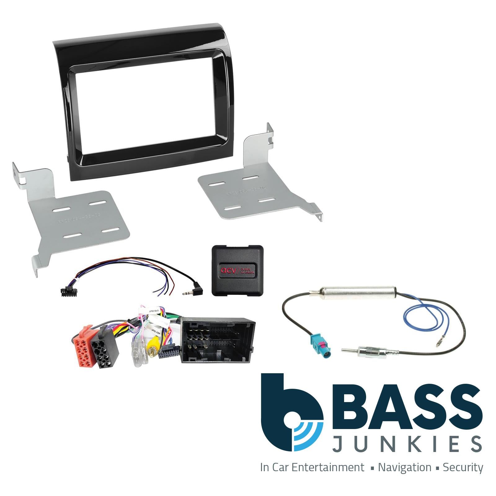 Double Din Car Radio Stereo Full Fitting Kit for Opel Movano Electrik 21-24