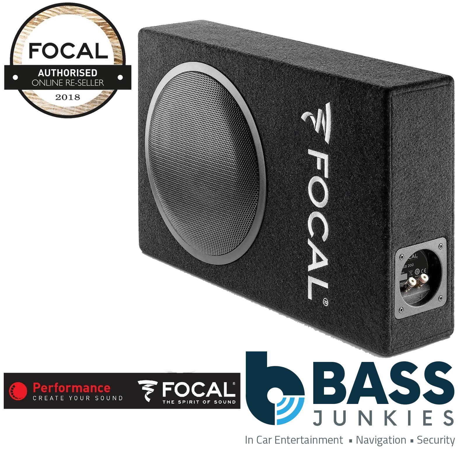 Focal PSB200 8" 250 Watts Passive Car Van Boot Trunk Subwoofer Enclosure Box