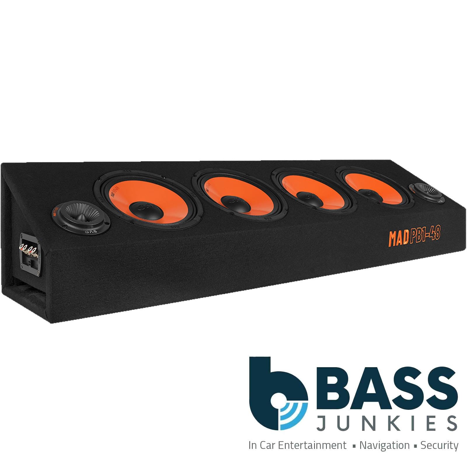Gas MAD PB1-48 - 760 Watts 4 x 8" 20cm Speaker & Tweeter Ported Box Enclosure