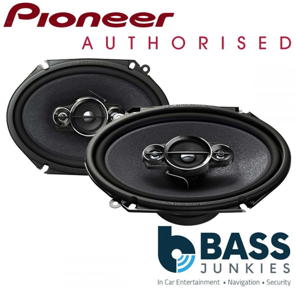 Pioneer TS-A6880F - 350 Watts 6" x 8" Inch 4 Way Custom Coaxial Fit Car Door Speakers