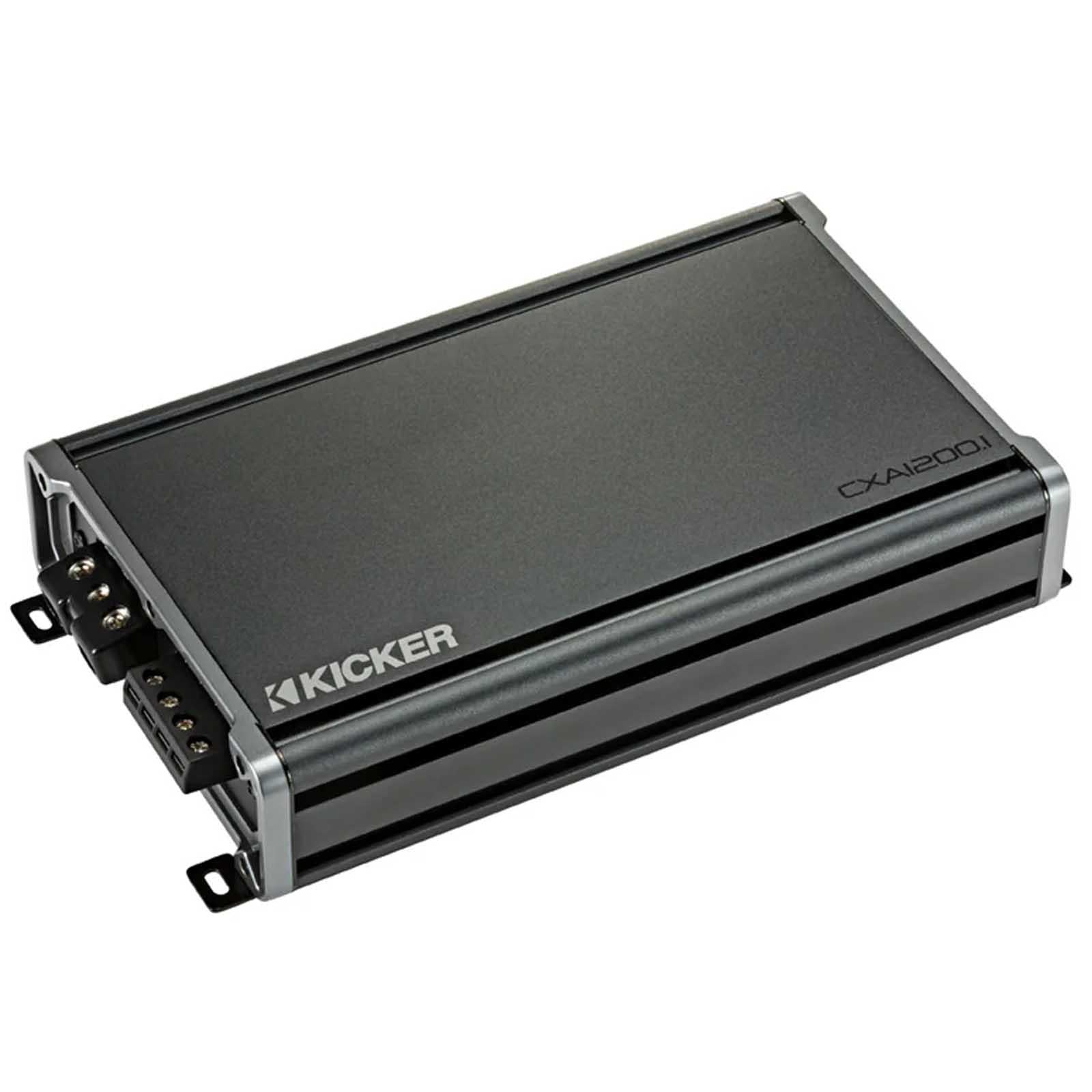 Kicker 46CXA12001 - 1200 Watts Monoblock Class D Subwoofer Amp Amplifier