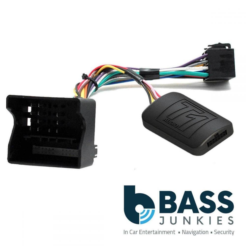 T1 Audio T1-FO2 - Ford Fiesta Focus Fusion Galaxy Mondeo S-Max Transit Transit-Connect C-Max Car Stereo Radio Steering Wheel Interface Stalk Control