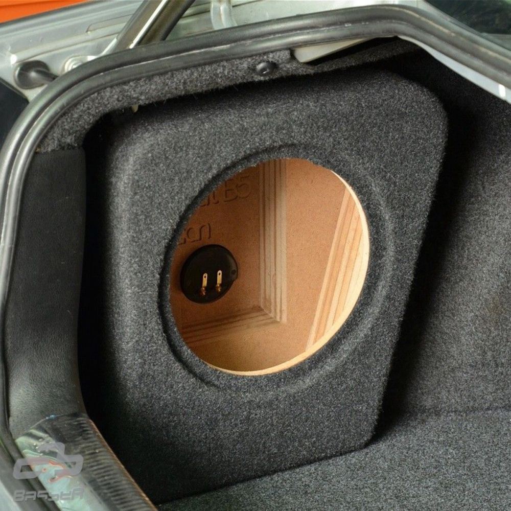 T1 Audio - VW Passat 1996 To 2005 Left Arch Custom Fit 10" Car Sub Subwoofer Bass Box