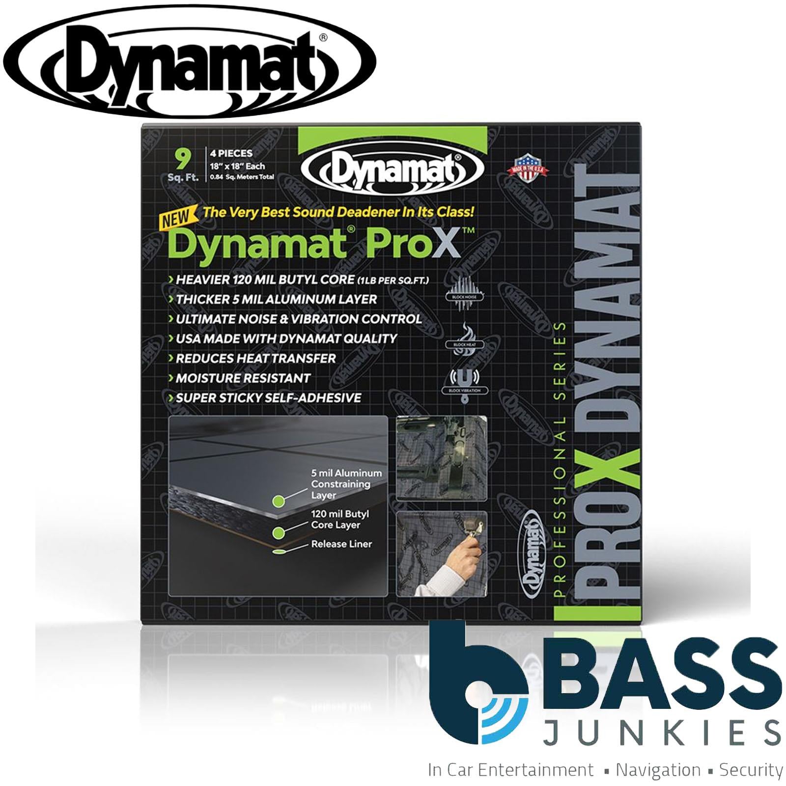 Dynamat Pro X 3.3mm Sound Deadening Kit 0.83m² (9 sq.ft) - 4 Sheets