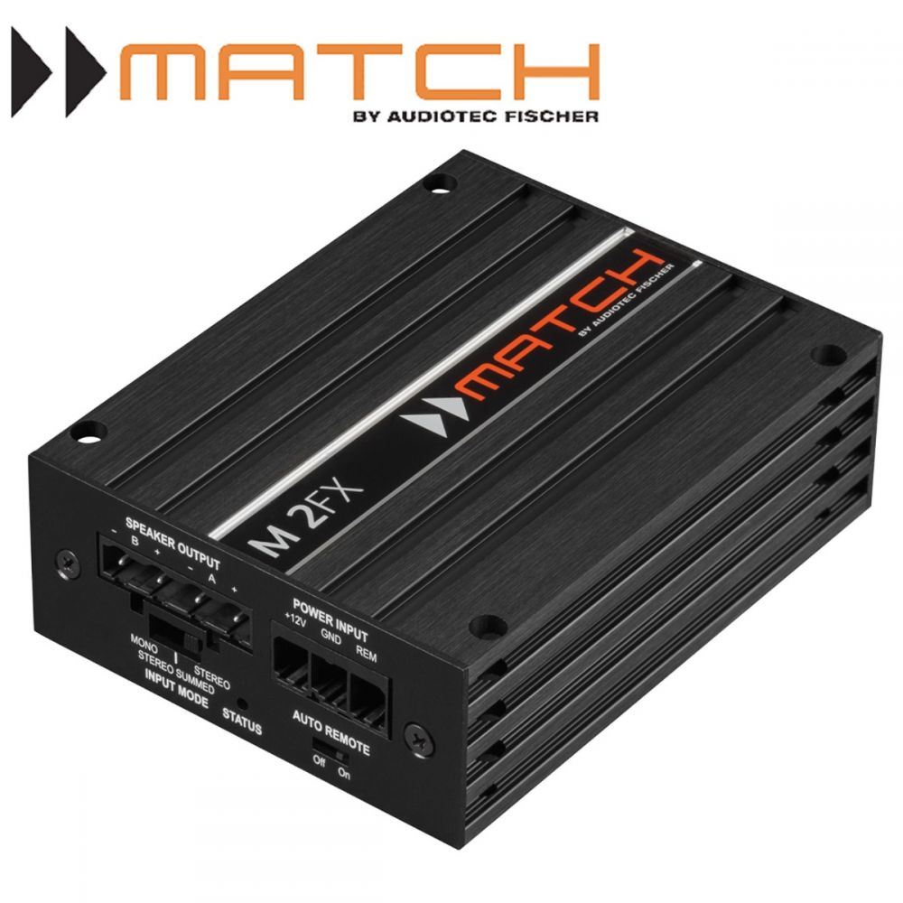 Match M 2FX - 2 Channel 800 Watts Micro Class GD Car Amp Amplifier