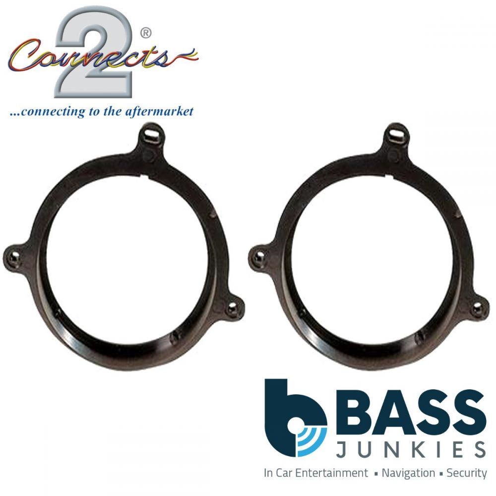 Connects2 CT25MC02 - Mercedes-Benz A-Class W168 1997 - 2004 165mm 6.5" Front Door Car Speaker Adapter Brackets