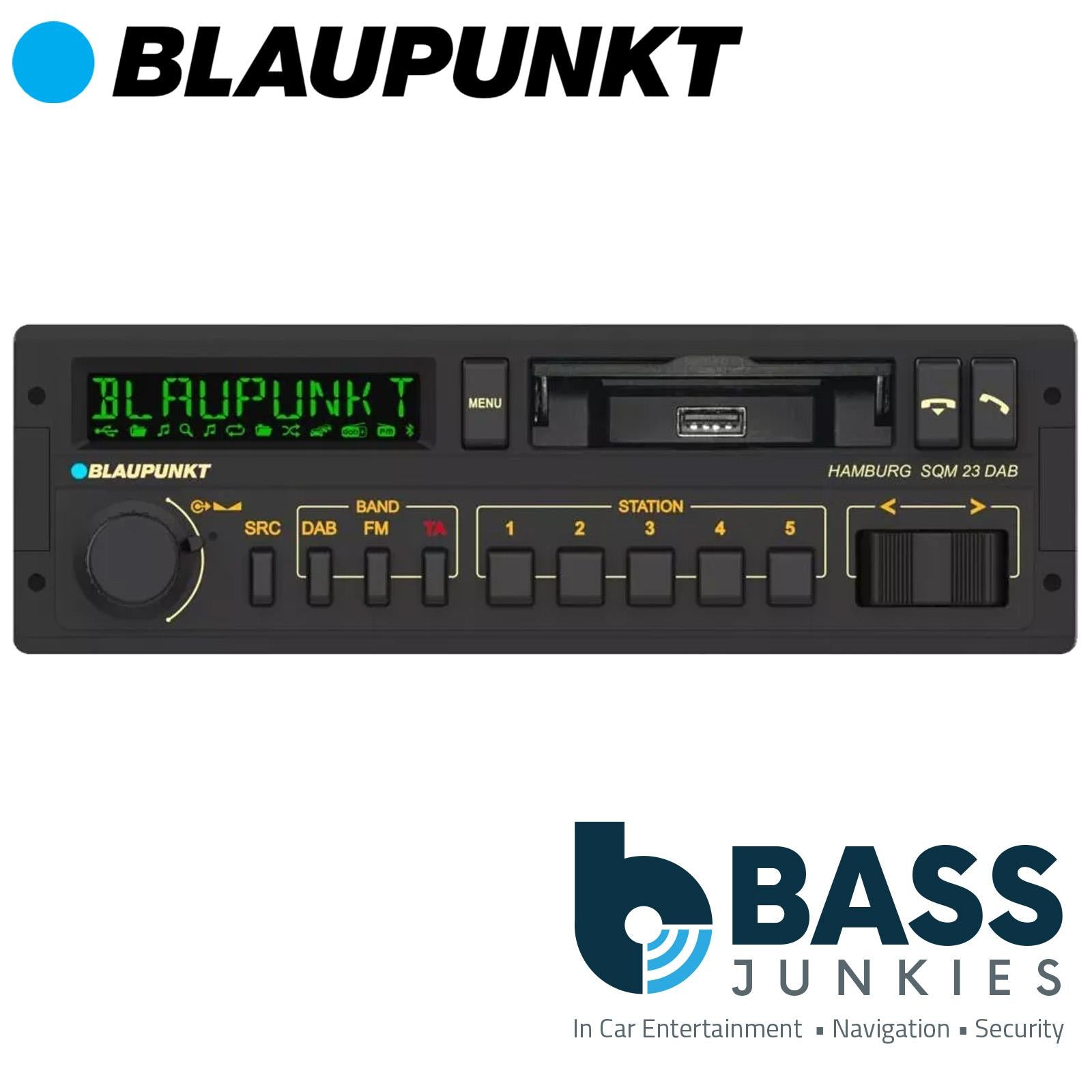BLAUPUNKT HAMBURG SQM23 Retro DAB USB MP3 Bluetooth Classic Car Radio Stereo