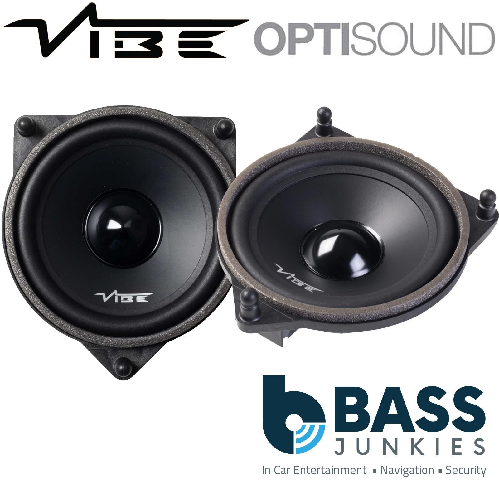 Mercedes Benz C,E,S Class & GLC Models Vibe 360 Watts Front or Rear Doors Component Kit Car Speakers & Tweeters