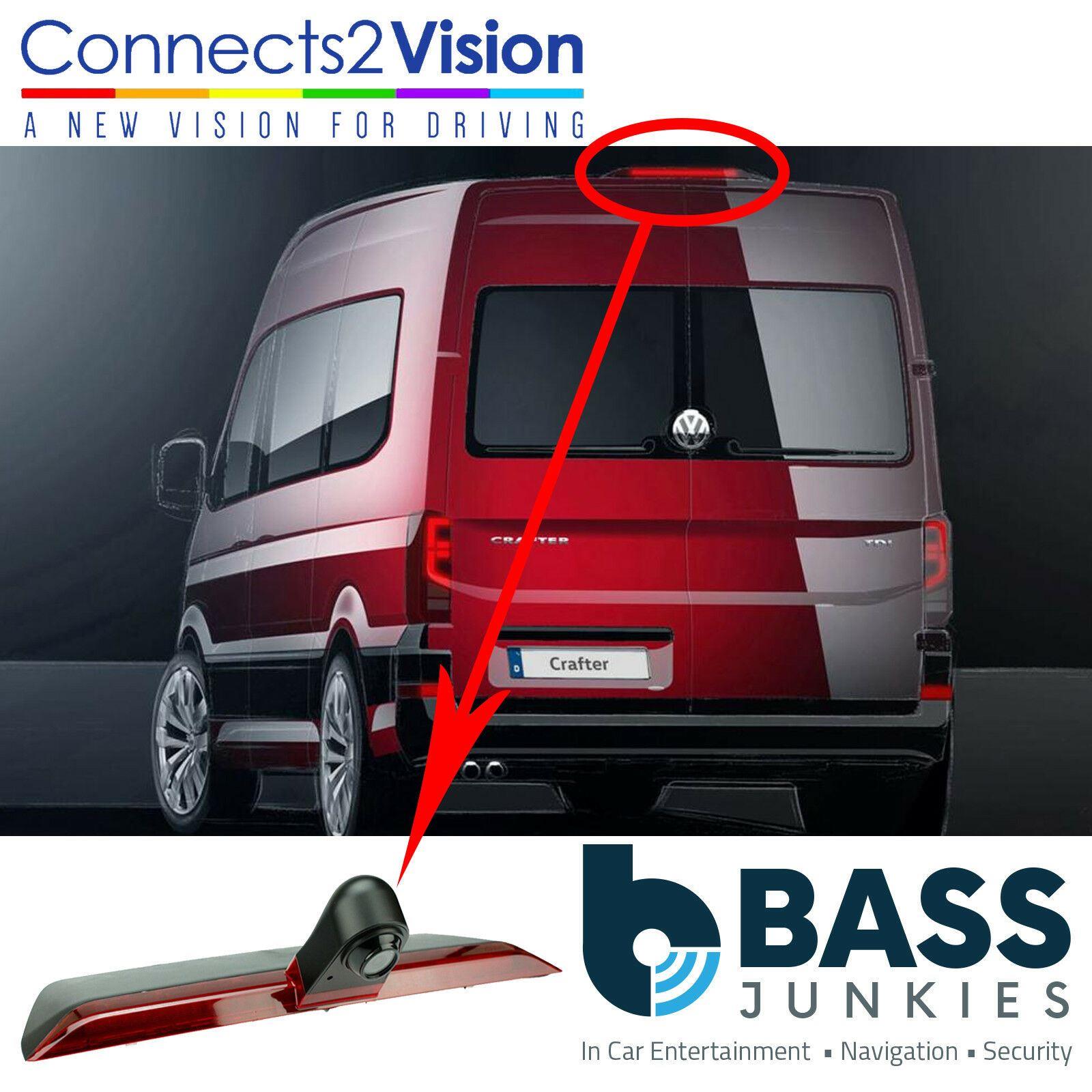 Connects2 CAM-VW9 Volkswagen Crafter 2017 On Brake Light Reverse Camera & 4.3" Mirror Screen
