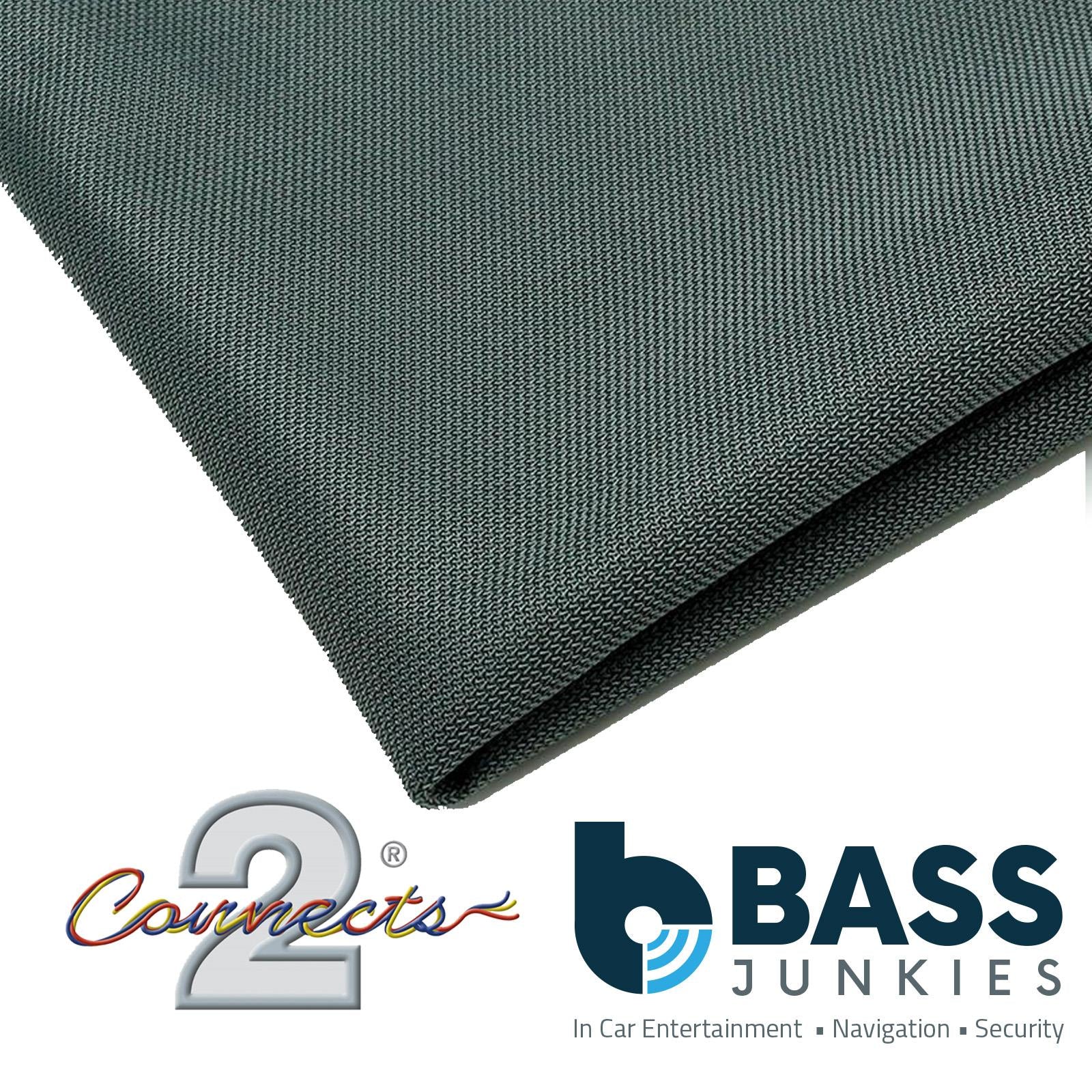 Connects2 CT64-02 Grey Acoustic Speaker Grille Cloth Approx Size 70cm x 140cm