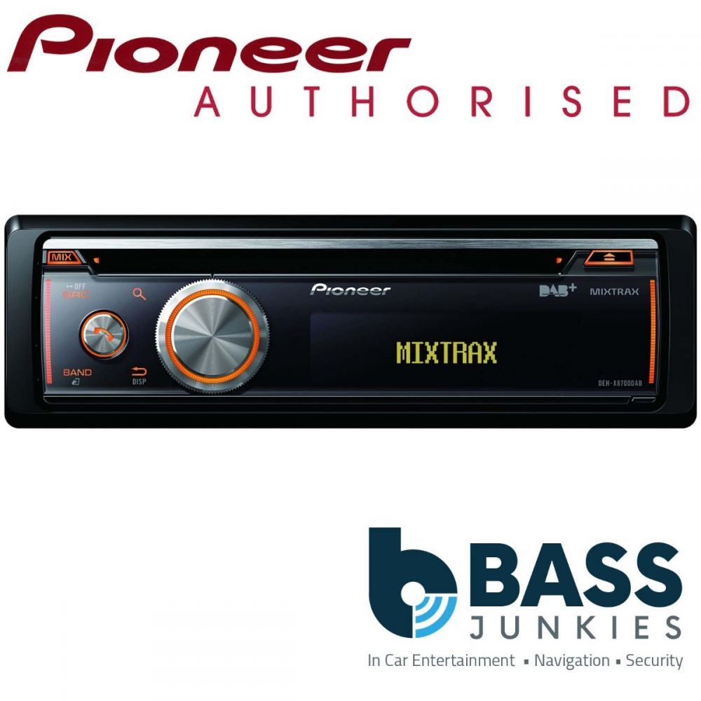 Pioneer DEH-X8700DAB - DAB+ Tuner Bluetooth USB CD MP3 AUX Car Stereo Radio Player